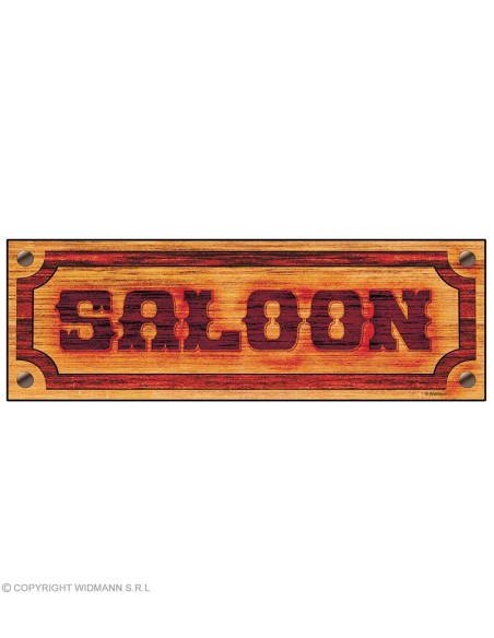 Décoration western wanted 38x50cm