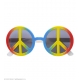 Lunettes multicolores love peace