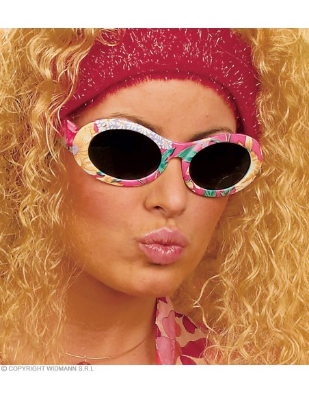 Lunettes multicolores love peace