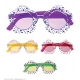 Lunettes multicolores love peace