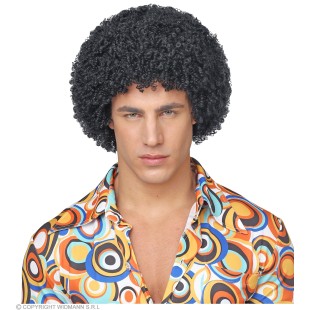 Perruque noire 70's Disco 2