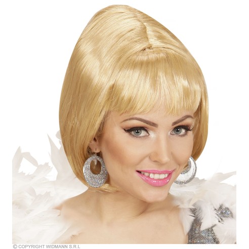 Perruque et moustache 70's grise