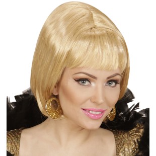 Boucles d'oreilles disco paillettes argent 2