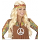 Bandeau hippie avec perles et plumes