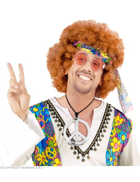 Bandeau hippie avec perles et plumes