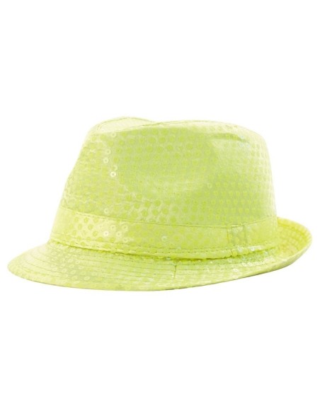 Chapeau funk paillettes violet