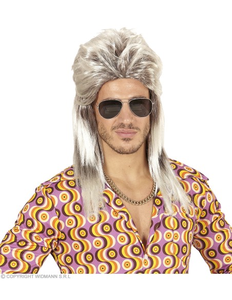 Chapeau funk paillettes néon orange