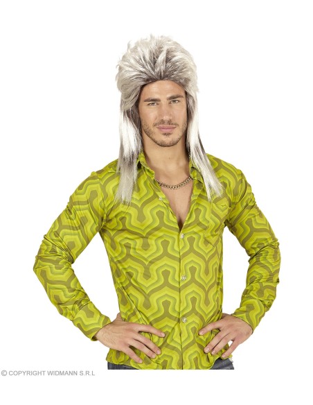 Chapeau funk paillettes néon orange