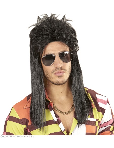 Perruque Mullet blonde