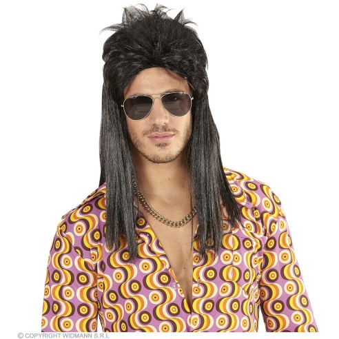 Perruque Mullet blonde