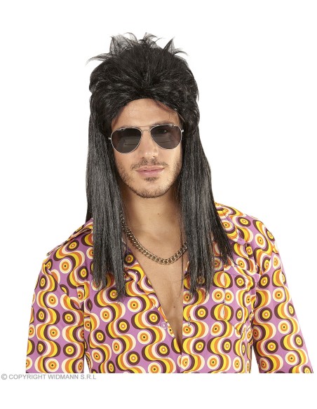 Perruque Mullet blonde