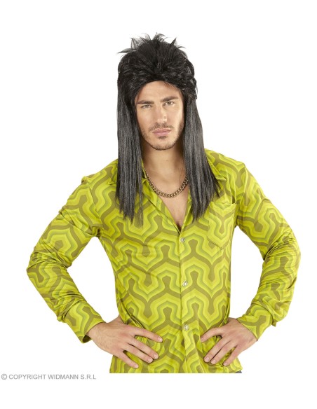 Perruque Mullet blonde