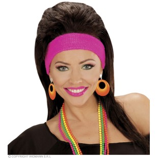 Boucles d'oreilles vert néon 2