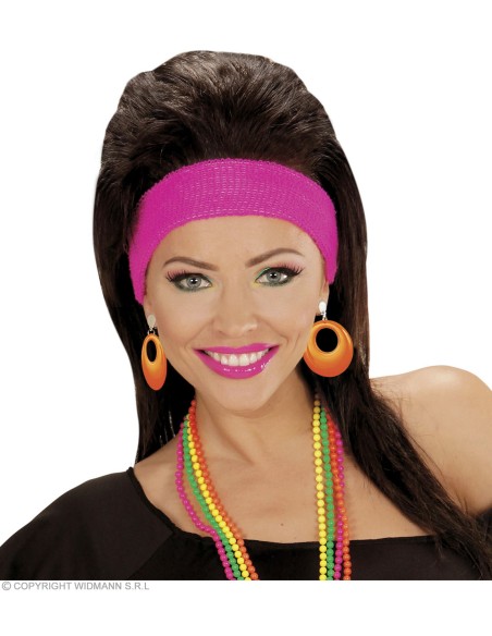 Boucles d'oreilles vert néon