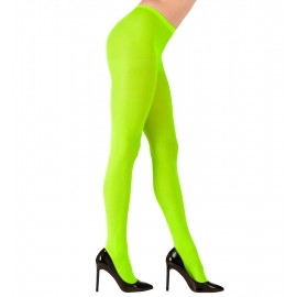 Leggings résille fluo jaune