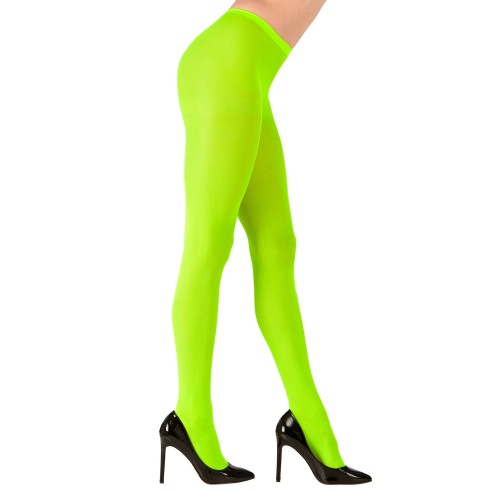 Leggings résille fluo jaune