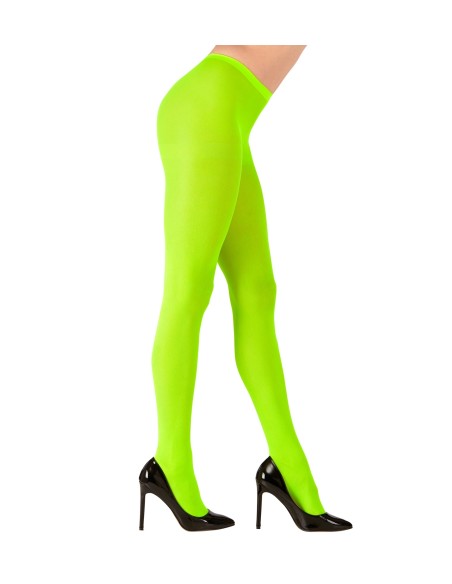 Leggings résille fluo jaune