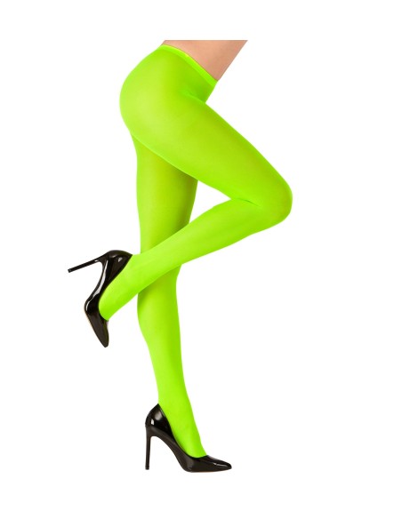 Leggings résille fluo jaune
