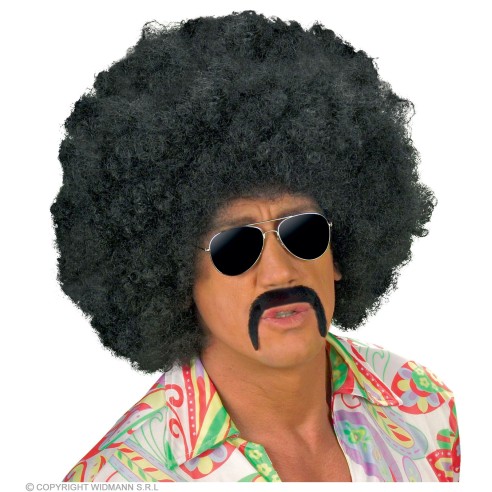 Moustache années 70 adhésive