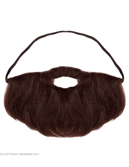 Moustache gaulois orange