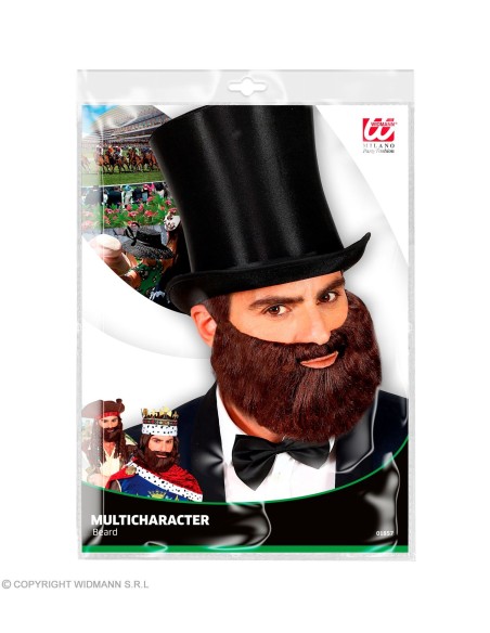 Moustache gaulois orange