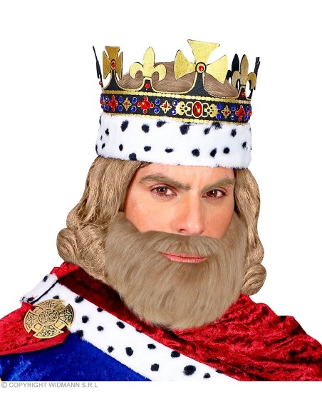 Barbe longue noire avec lèvres