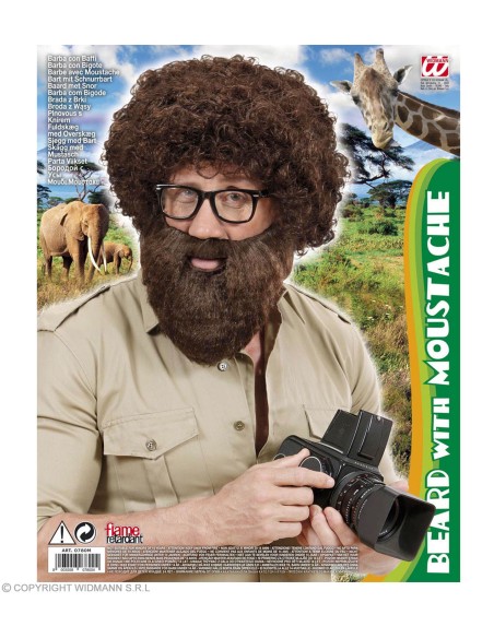 Moustache et favoris biker