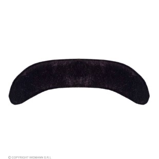 Moustache année 70 noire 2