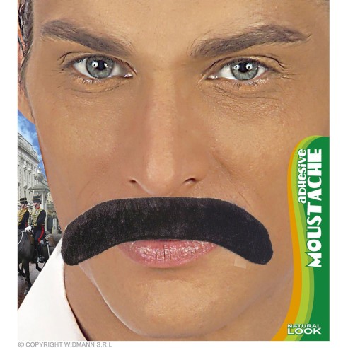 Moustache année 70 noire