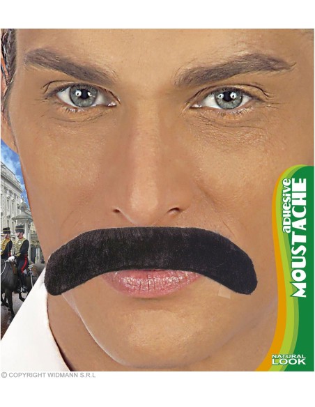 Moustache année 70 noire