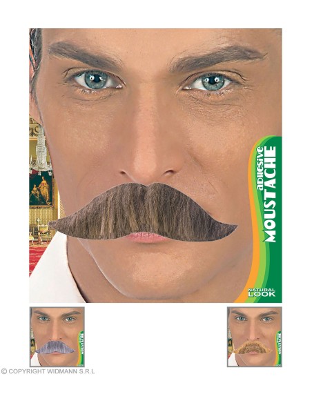 Moustache roi adhésive