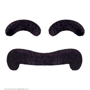 Moustache gentleman noire 2