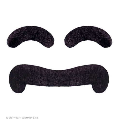 Moustache gentleman noire