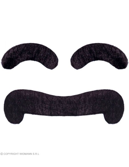 Moustache gentleman noire