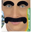 Moustache et sourcils gentleman adhésifs