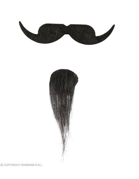 Set moustache mousquetaire