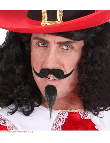 Set moustache mousquetaire