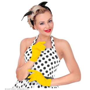 Gants dentelle courts noirs 2