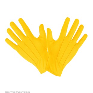 Gants dentelle courts noirs