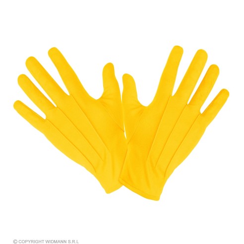 Gants dentelle courts noirs