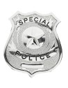 Insigne police argenté