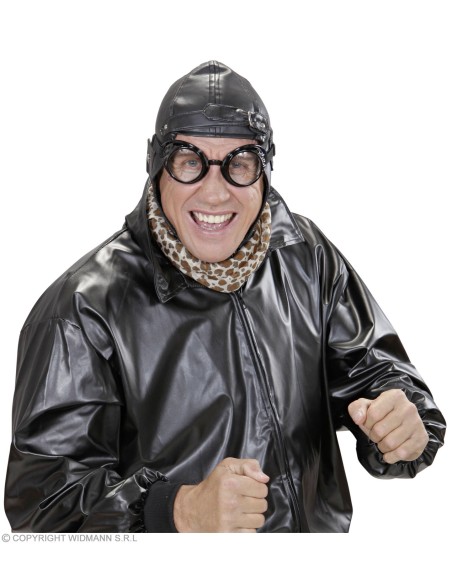 Bonnet aviateur simili cuir