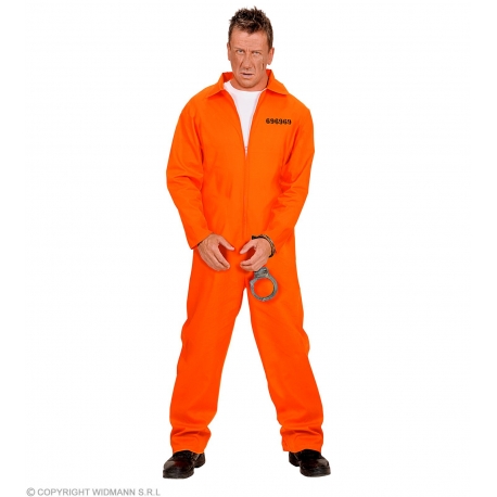 Déguisement Prisonnier orange