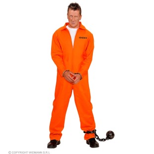 Déguisement Prisonnier orange 2