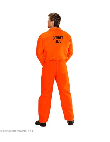 Déguisement Prisonnier orange