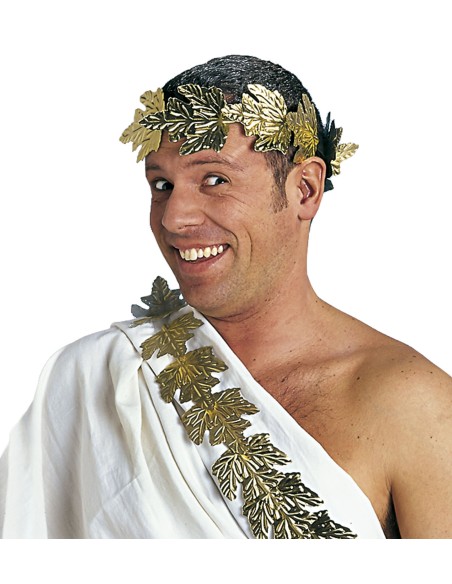 Couronne de lauriers dorés