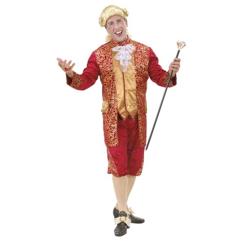 Déguisement marquis velours bleu