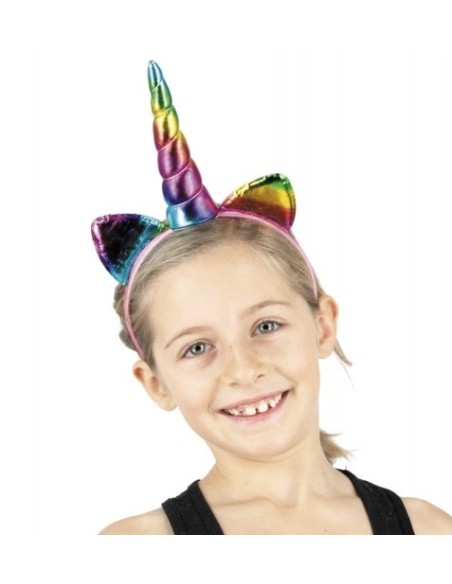 Serre tête Licorne blanche