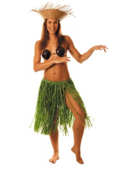 Jupe Hawaïenne couleur 80cm