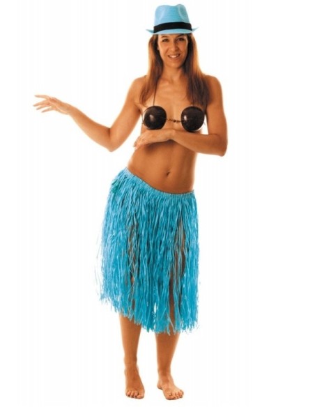Jupe Hawaïenne naturelle 45cm